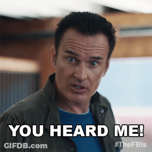 You Heard Me Supervisory Special Agent Jess Lacroix GIF