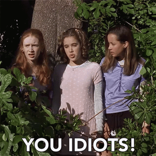 You Idiots Baby Sitter's Club GIF
