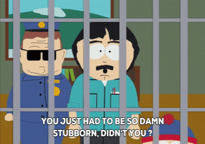 You Just Had To Be So Stubborn GIF