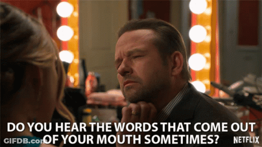 You Keep Using That Word Disappointed Guy In Suit GIF