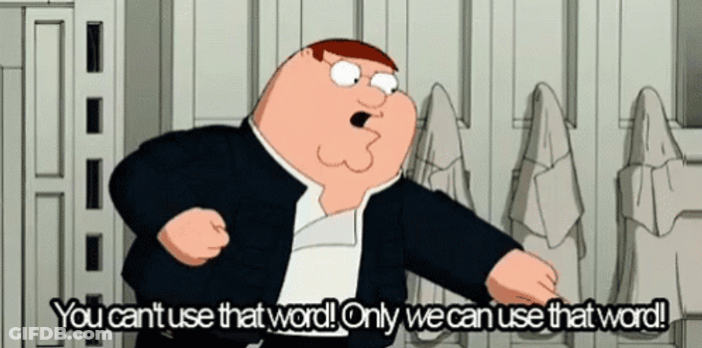 You Keep Using That Word Peter Griffin GIF