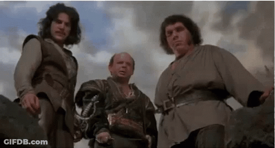 You Keep Using That Word Princess Bride Trio GIF