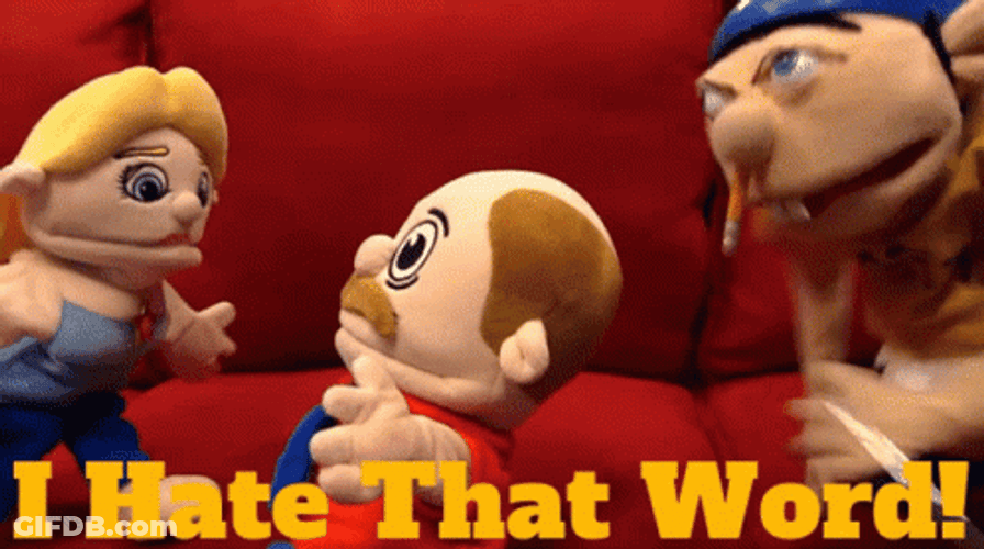 You Keep Using That Word SML Movie Puppets GIF