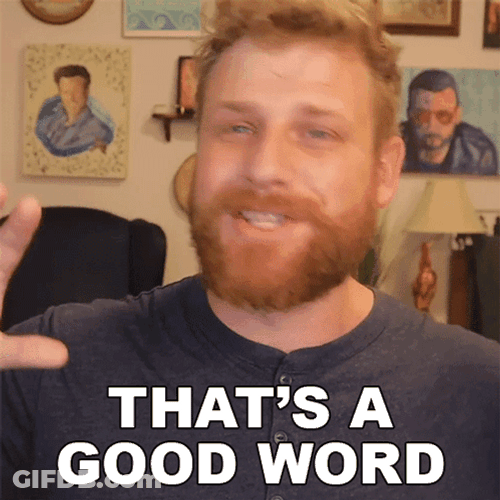 You Keep Using That Word Streamer That's A Good Word GIF