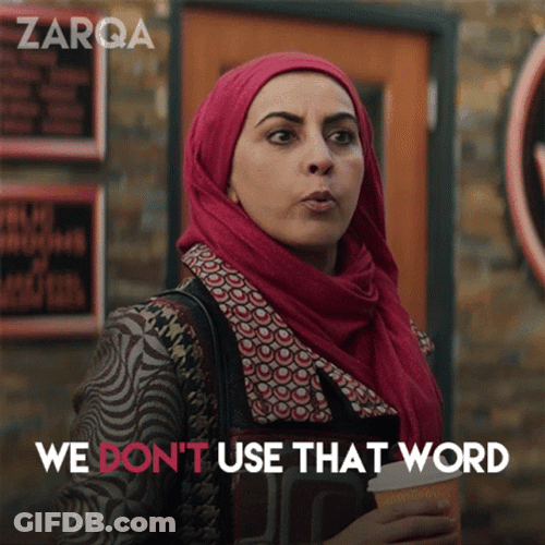You Keep Using That Word Zarqa GIF