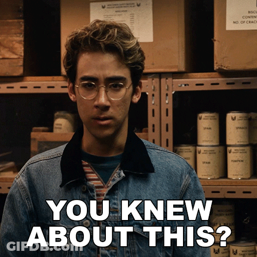 You Knew About This Betrayal GIF