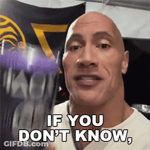 You Know It Dwayne The Rock Johnson GIF