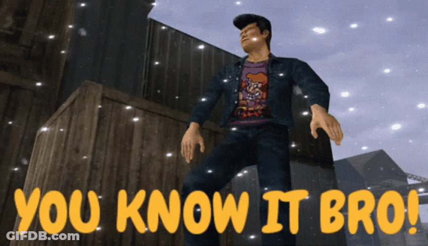 You Know It Shenmue Goro Video Game Character GIF