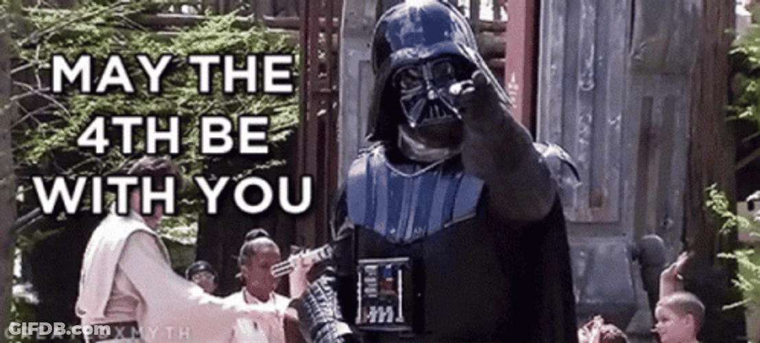 You Look Like The 4Th Of July Darth Vader GIF