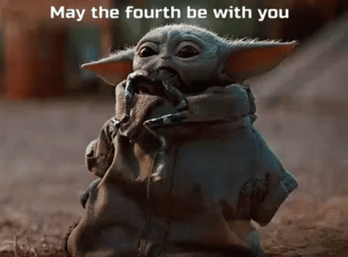 You Look Like The 4Th Of July Little Yoda GIF
