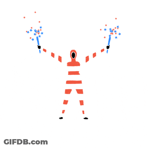 You Look Like The 4Th Of July Stickman Fireworks GIF