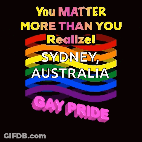 You Matter More Than You Realize Pride Poster GIF