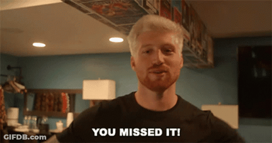 You Missed It Hands On Head GIF