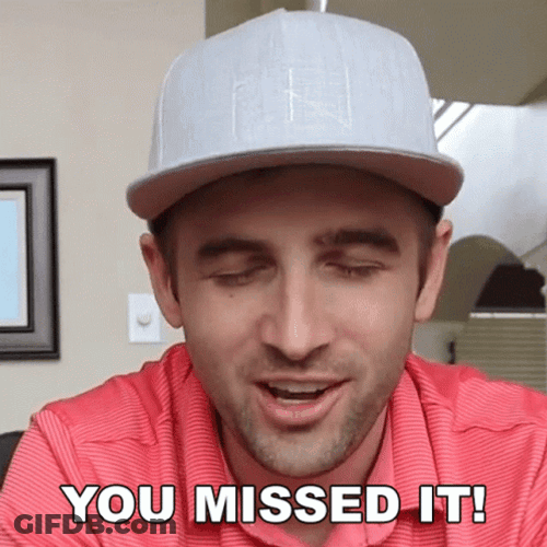 You Missed It Scott Simson GIF