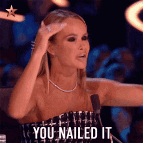 You Nailed It Amanda Holden GIF