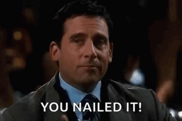 You Nailed It Michael Scott GIF