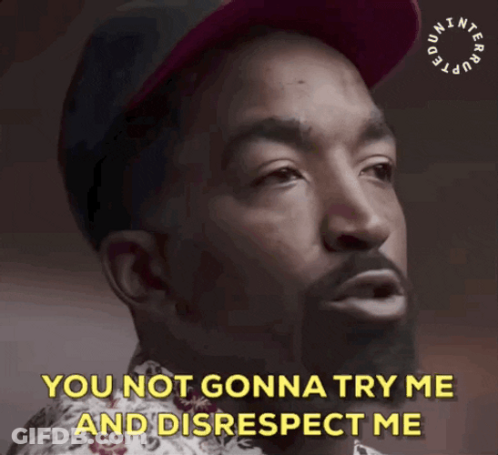 You Not Gonna Try Me JR Smith GIF