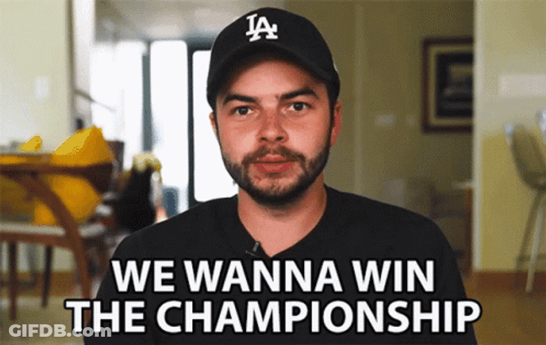 You Play To Win The Championship Game GIF