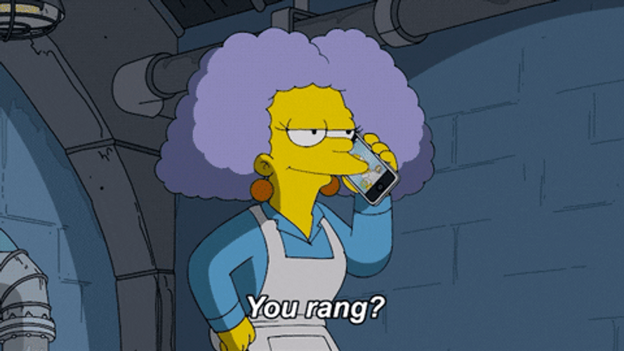 You Rang Homer And Marge Simpsons GIF