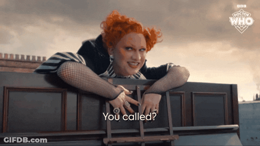 You Rang Jinkx Monsoon Doctor Who GIF