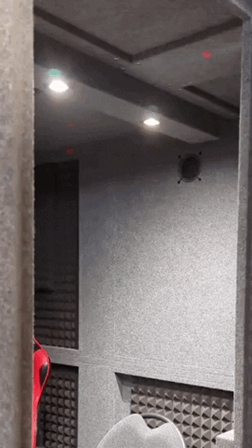 You Rang Puppet Peeking Behind Wall GIF