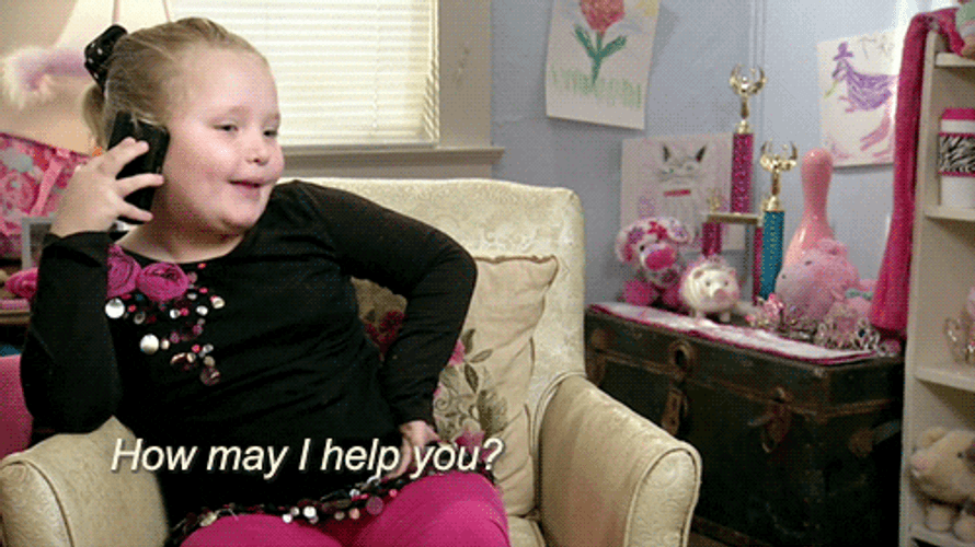 You Rang Young Girl On The Phone GIF