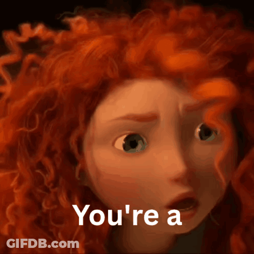 You're A Cartoon Character GIF