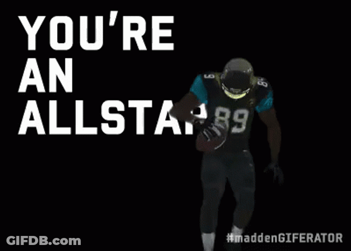 You're An Allstar Madden Character Pose GIF