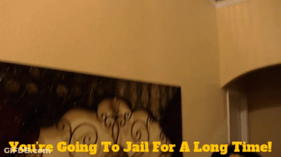 You're Arrested And Going To Jail GIF