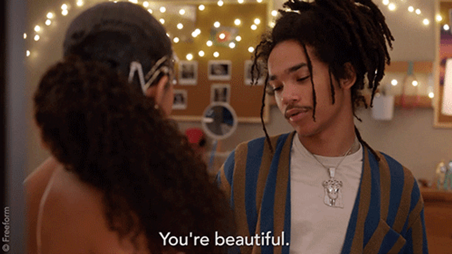 You Re Beautiful Grown Ish Zoey And Luca GIF