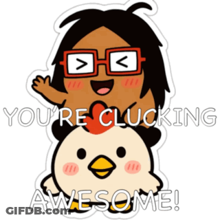 You're Clicking Awesome Sticker GIF