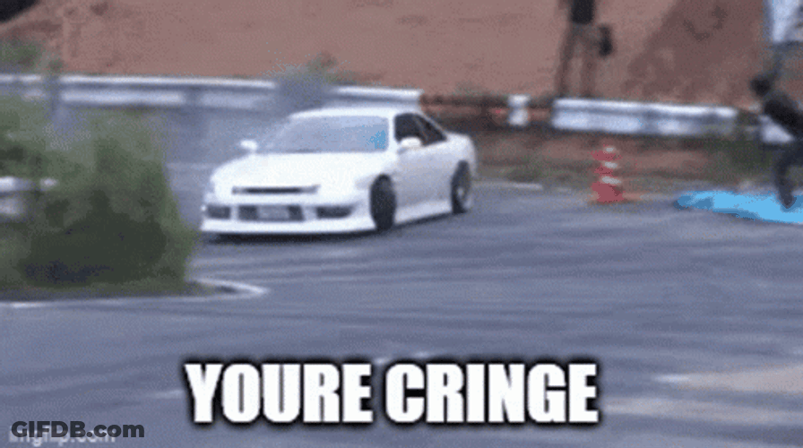 You're Cringe Drift Cars GIF