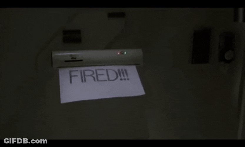 You're Fired Back To The Future Scene GIF