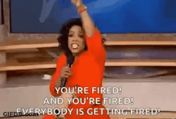 You're Fired Oprah Winfrey GIF