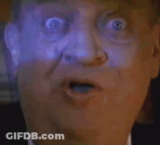 You're Goin Down Text On Man's Face GIF