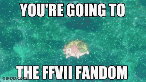 You're Going To The FFVII Fandom Poster GIF