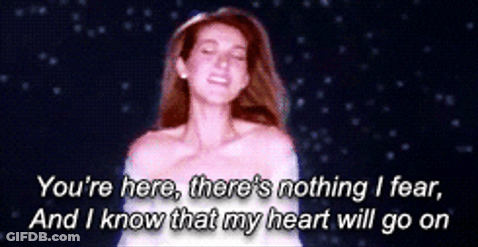You're Here Celine Dion GIF