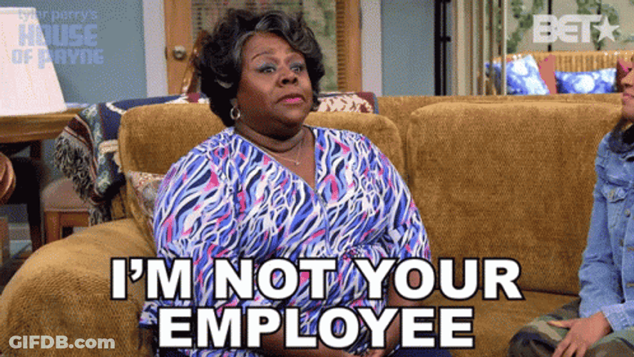 You're Not My Supervisor Cassi Davis GIF