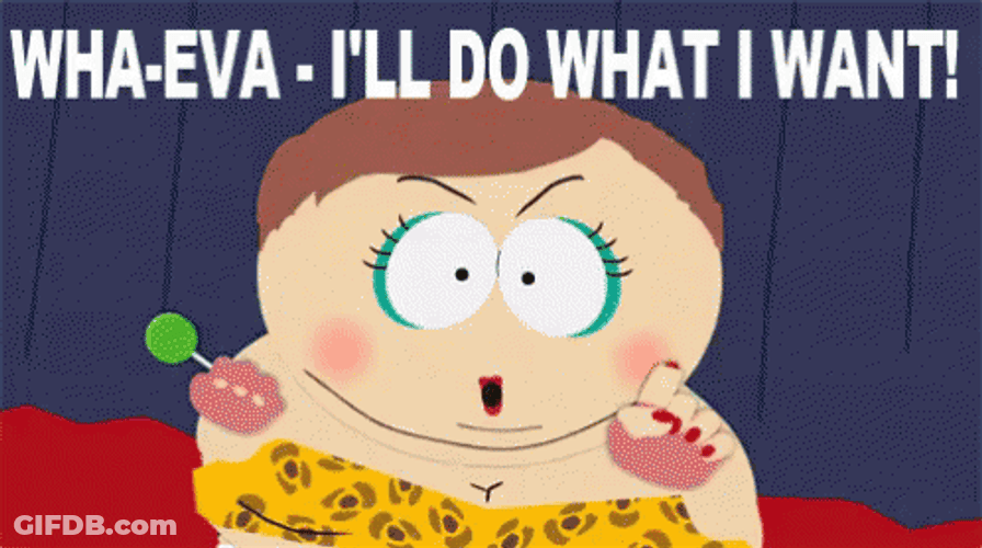 You're Not My Supervisor Eric Cartman GIF