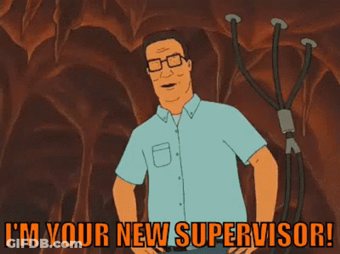 You're Not My Supervisor Hank Hill GIF