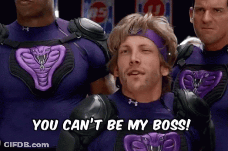 You're Not My Supervisor I'm My Own Boss GIF