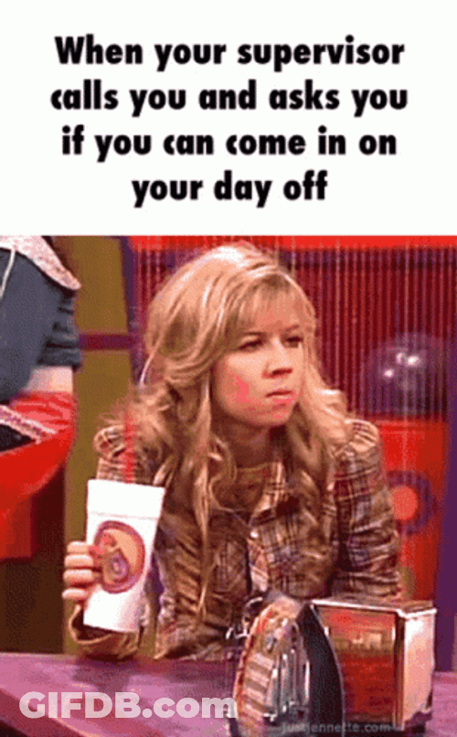 You're Not My Supervisor Jennette McCurdy GIF