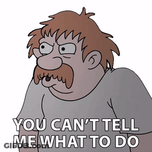 You're Not My Supervisor King Zog GIF