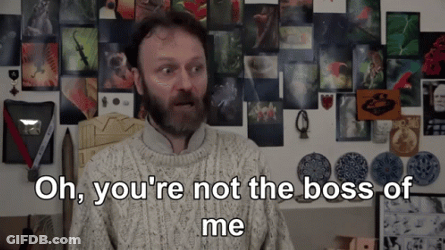 You're Not My Supervisor Nikolas Lloyd GIF