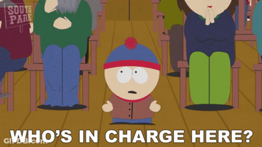 You're Not My Supervisor Stan Marsh GIF