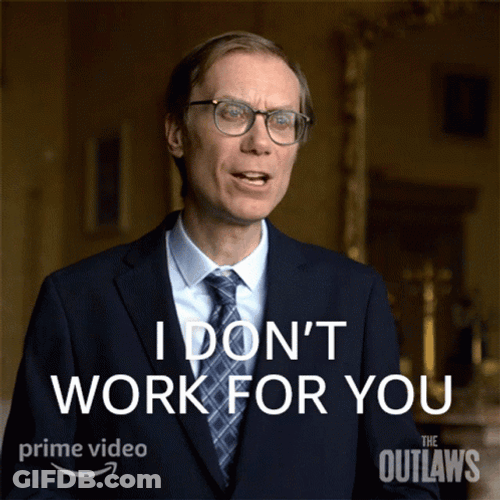 You're Not My Supervisor Stephen Merchant GIF