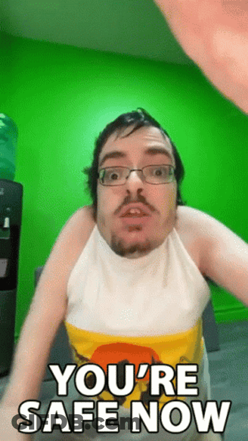 You're Safe Now Ricky Berwick GIF