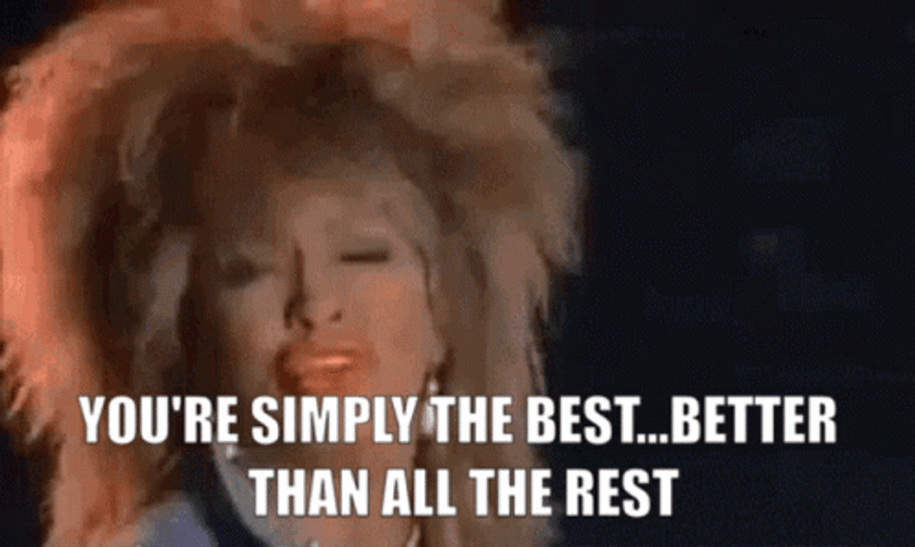 You're Simply The Best GIF