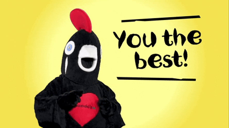 You're Simply The Best Nandos Chicken GIF