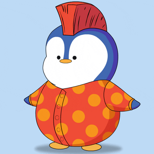 You're Simply The Best Punk Penguin GIF
